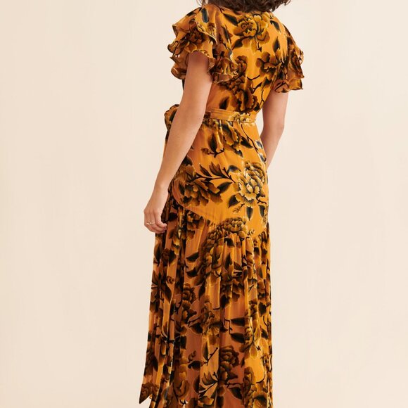 Hutch Zola Velvet Maxi Dress by Anthropologie - Picture 3 of 8